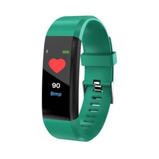 Bracciale fitness tracker sportivo con schermo OLED 0,96"