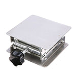 Piattaforma elevatrice manuale in acciaio inox 100x100mm