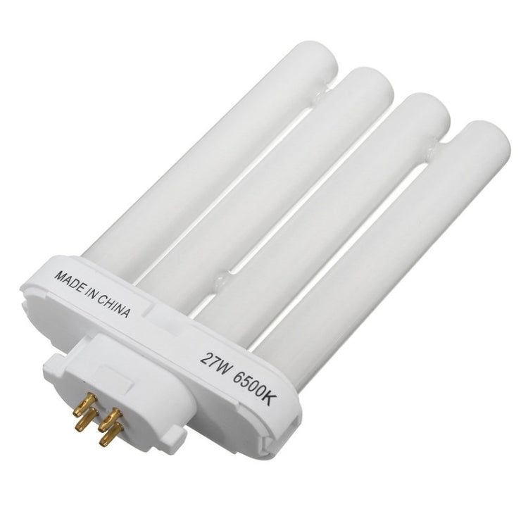 Lampadina fluorescente 27W 6500K 4 pin tubo compatto