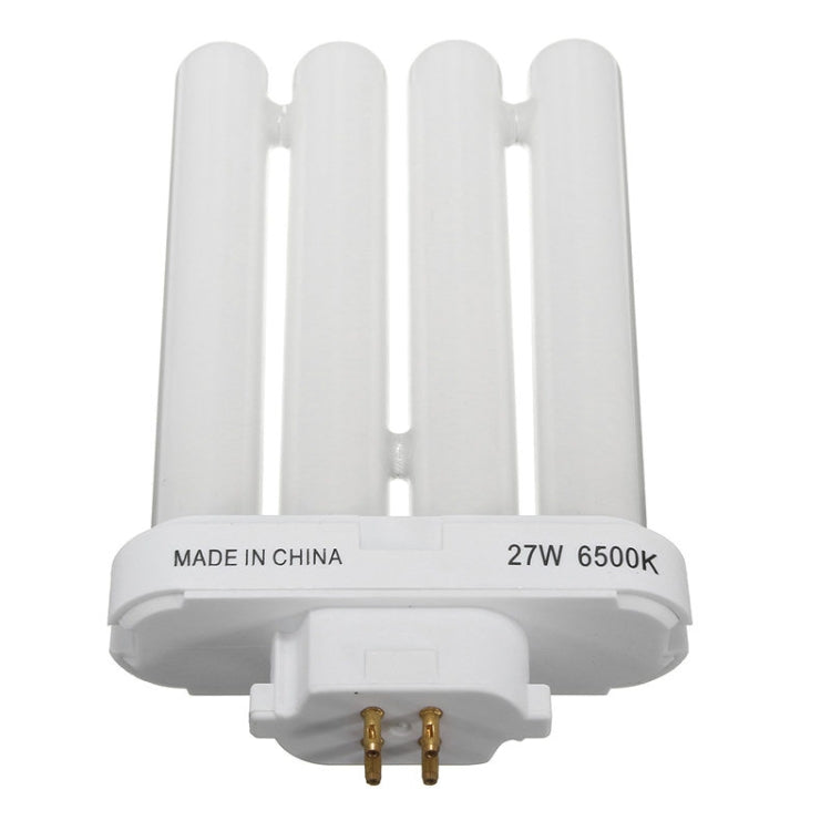 Lampadina fluorescente 27W 6500K 4 pin tubo compatto