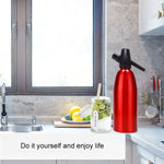 Sifone manuale per soda capacità 1L in alluminio