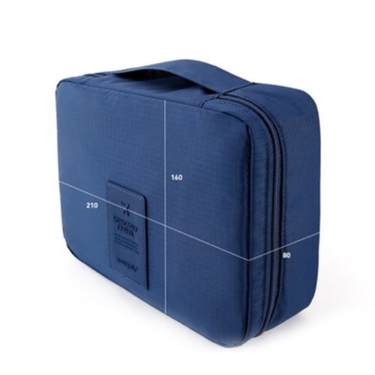 Set 2 custodie da viaggio per cosmetici 22x16x8 cm