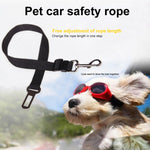 Cintura di sicurezza per cani in nylon regolabile 45-75 cm