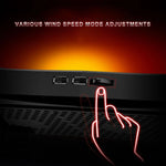 Base regolabile multiangolo per notebook con ventola USB