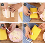 Stampo per pasta spaghetti 2 pezzi in plastica ABS