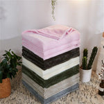 Coperta in pile di corallo 100x150cm calda e morbida