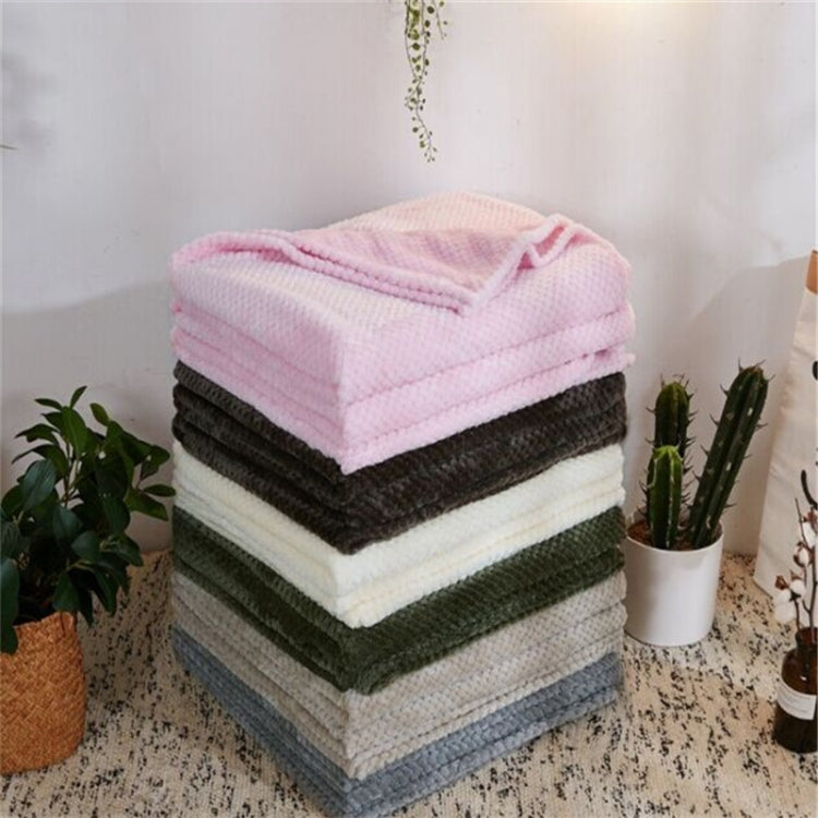 Coperta in pile di corallo 100x150cm calda e morbida