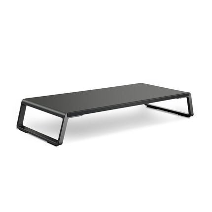 Supporto da scrivania in MDF e alluminio per monitor