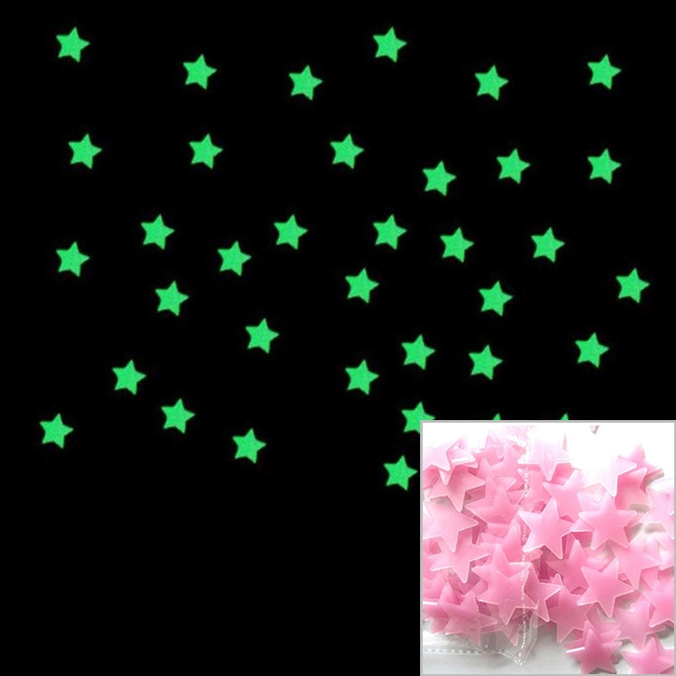 100 adesivi murali stelle luminose per bambini