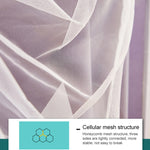 Zanzariera antipolvere in poliestere con tubo inox 120x200 cm