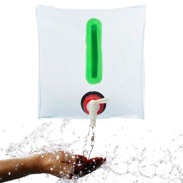 Borsa pieghevole per acqua 20 litri in PVC trasparente