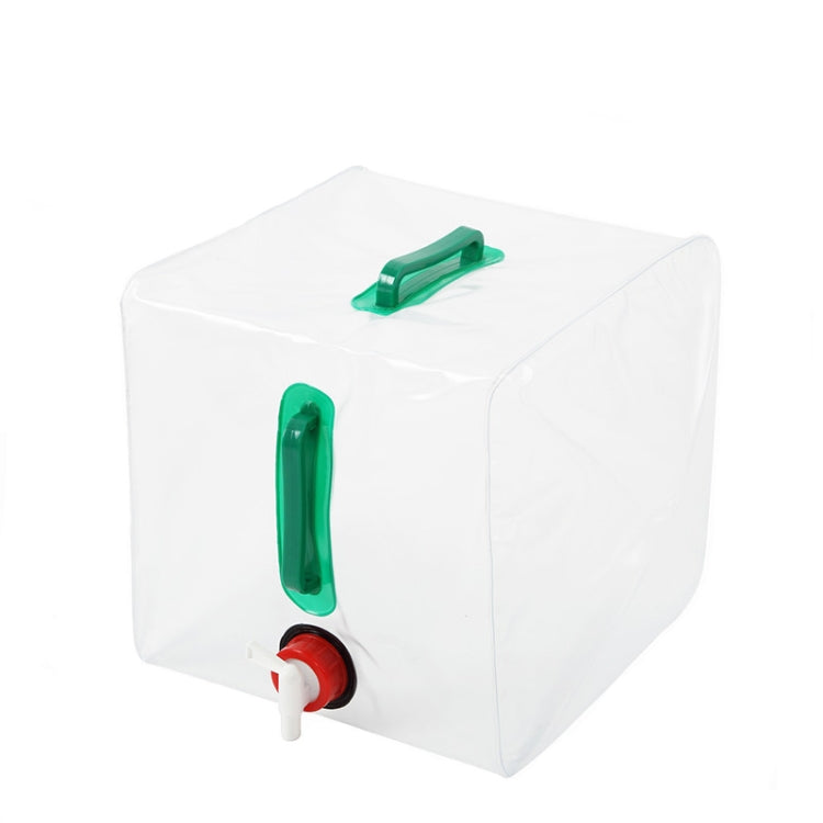 Borsa pieghevole per acqua 20 litri in PVC trasparente