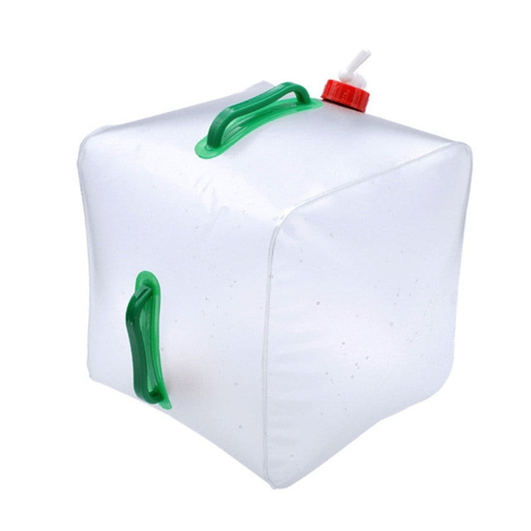 Borsa pieghevole per acqua 20 litri in PVC trasparente