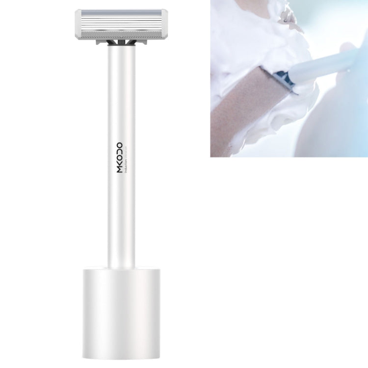 Rasoio portatile MKODO con lama rotante a 6 strati e sensore FLOW