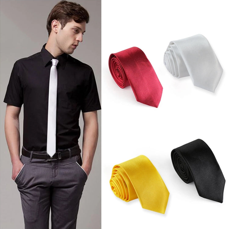 Cravatta sottile da uomo in rayon stile casual