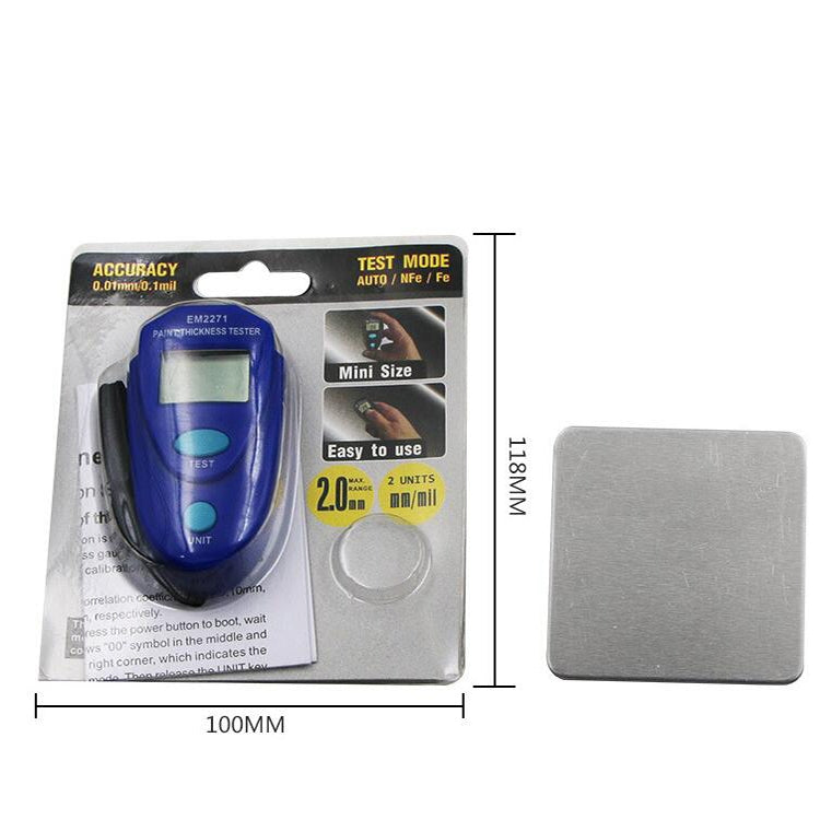 Mini tester digitale spessore vernice auto EM2271