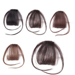 Clip per capelli finti con frangia sintetica 21cm