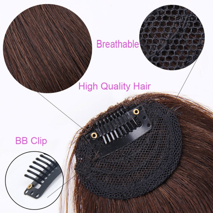 Clip per capelli finti con frangia sintetica 21cm