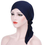 Cappello turbante con cappuccio avvolgente M 56-58cm