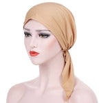 Cappello turbante con cappuccio avvolgente M 56-58cm