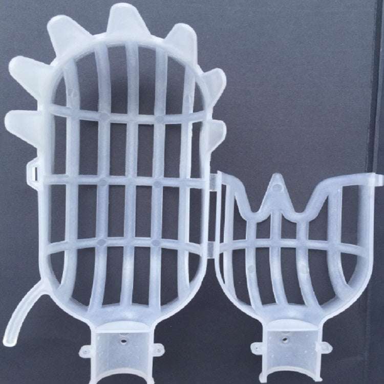 Strumento in plastica per frutta con prugna e albicocca 20cm