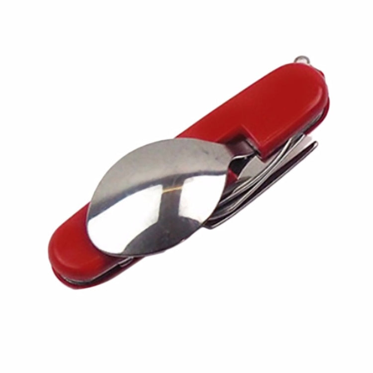Set posate pieghevoli 4 in 1 in acciaio inox