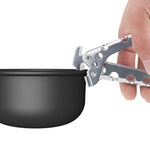 Pentola da campeggio in lega di alluminio 15cm