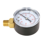 Manometro filtro piscina antiurto in acciaio inox 1/4"