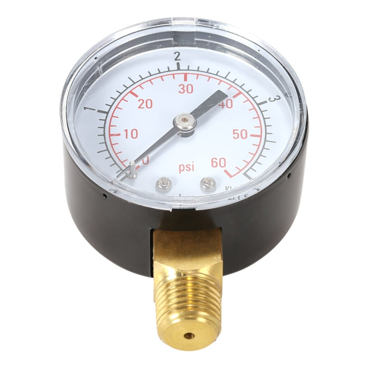 Manometro filtro piscina antiurto in acciaio inox 1/4"