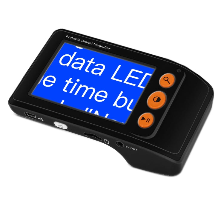 Aiuto visivo elettronico portatile con lente 3,5" 2X-25X