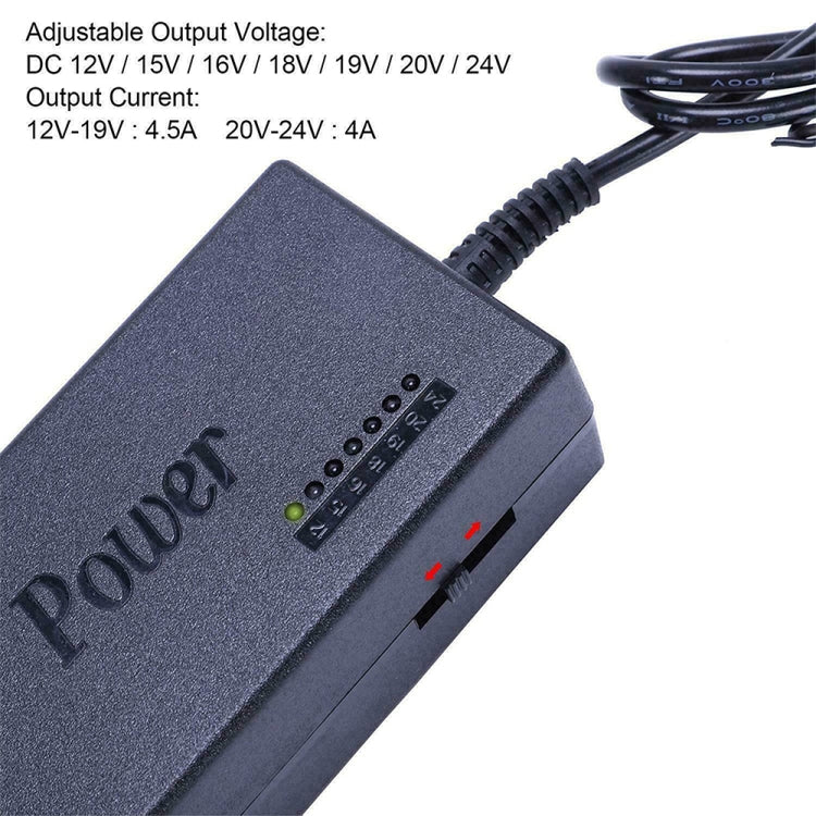 Adattatore universale per laptop 110-220V a 12-24V 90W