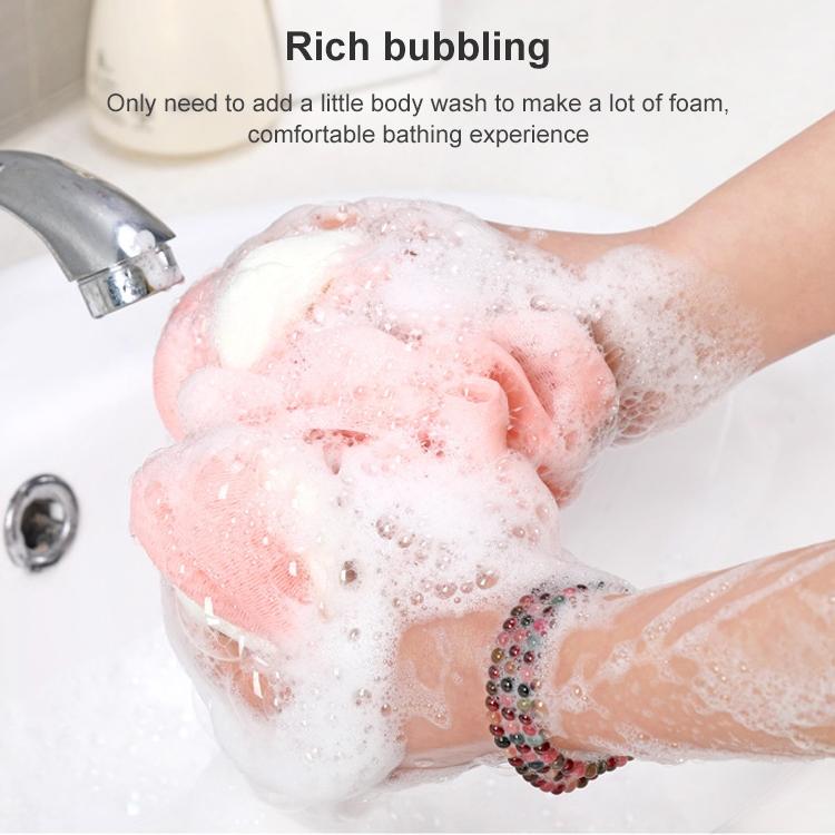 Spazzola da bagno in rete di schiuma lunga 114 cm