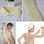 Spugna luffa esfoliante con cinghia posteriore 19cm