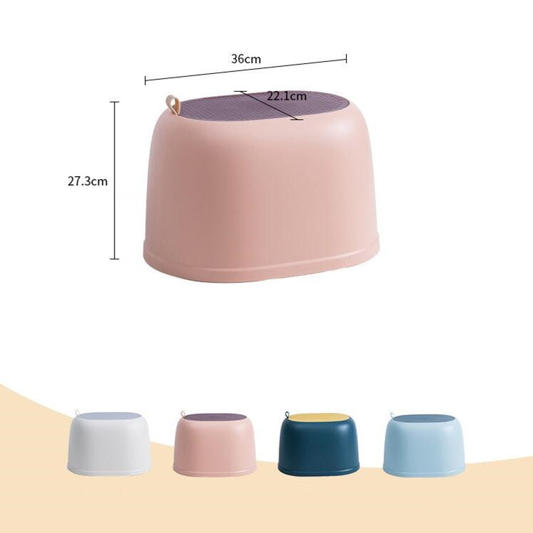 Sgabello antiscivolo in plastica per bambini 37x28x23 cm