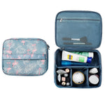 Borsa per cosmetici da viaggio imbottita impermeabile 28x22x10cm