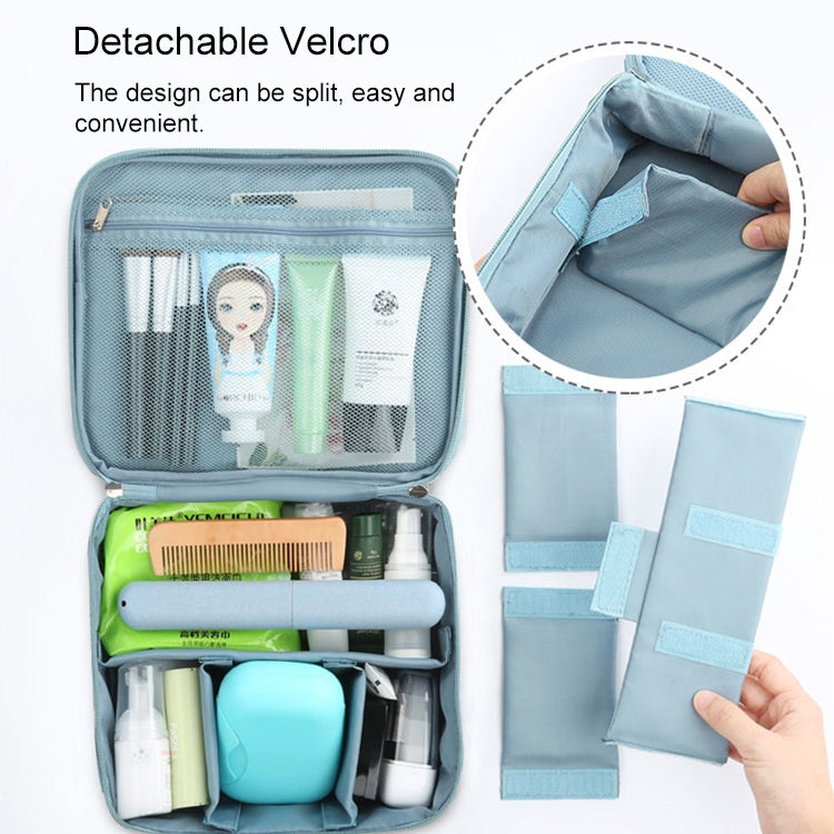 Borsa per cosmetici da viaggio imbottita impermeabile 28x22x10cm