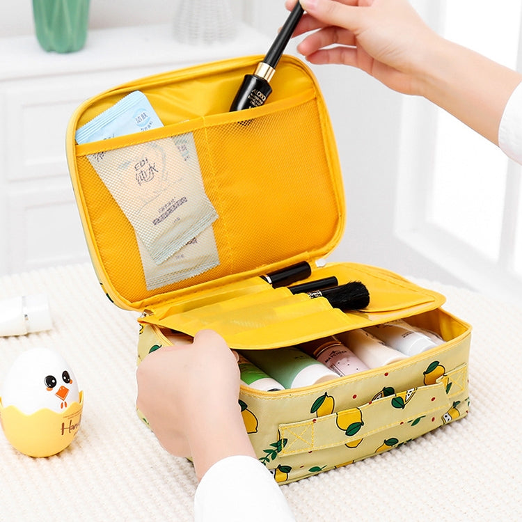 Borsa per cosmetici da viaggio imbottita impermeabile 28x22x10cm