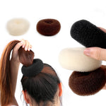 Anello per capelli a ciambella da donna 3 pezzi