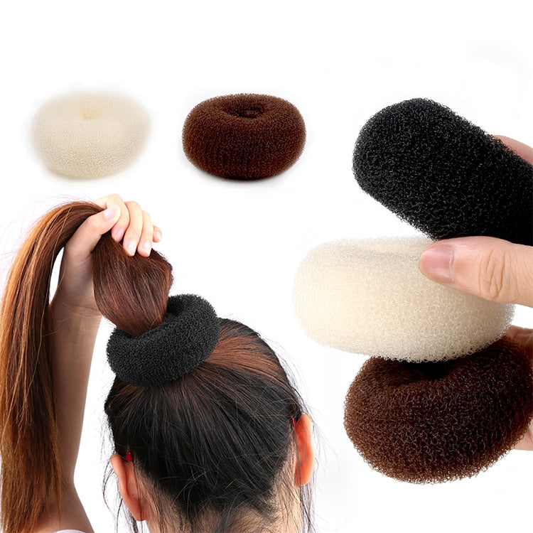 Anello per capelli a ciambella da donna 3 pezzi