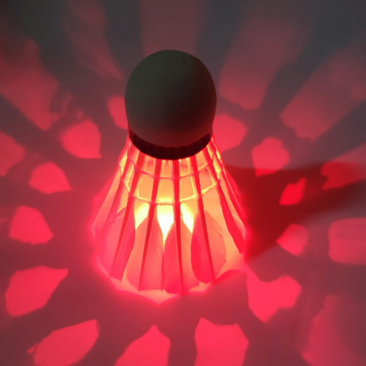 Badminton con luce LED in piuma d'oca 4 in 1