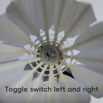 Badminton con luce LED in piuma d'oca 4 in 1