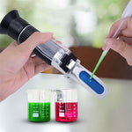 Rifrattometro portatile per misurare alcol 0-80% v/v