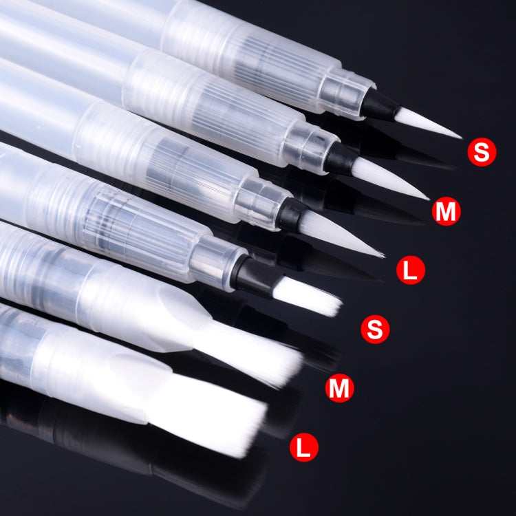 Set 6 Pennelli Portatili per Acquerello e Disegno
