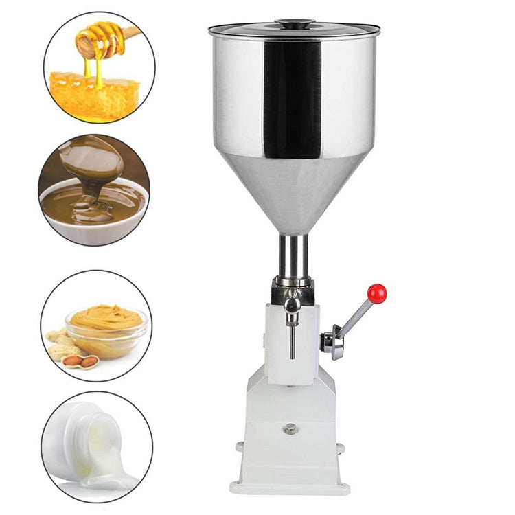 Riempitrice pneumatica manuale A03 in acciaio inox 5-50 ml