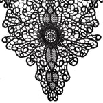 Colletto finto ricamato in pizzo per abbigliamento 55x47 cm