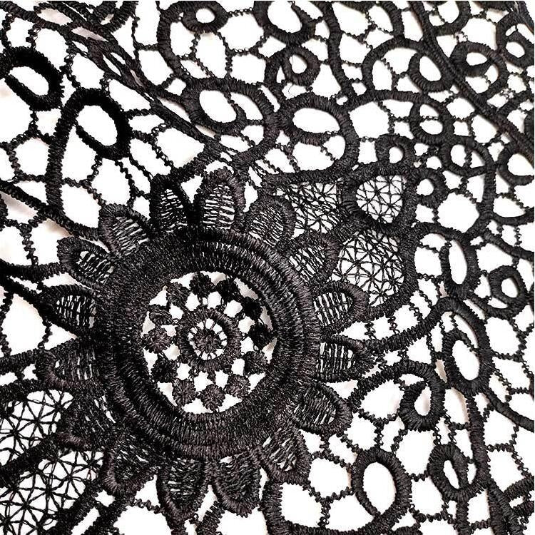 Colletto finto ricamato in pizzo per abbigliamento 55x47 cm