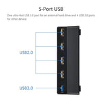 Hub USB 3.0 con 4 porte per PlayStation 4 Slim