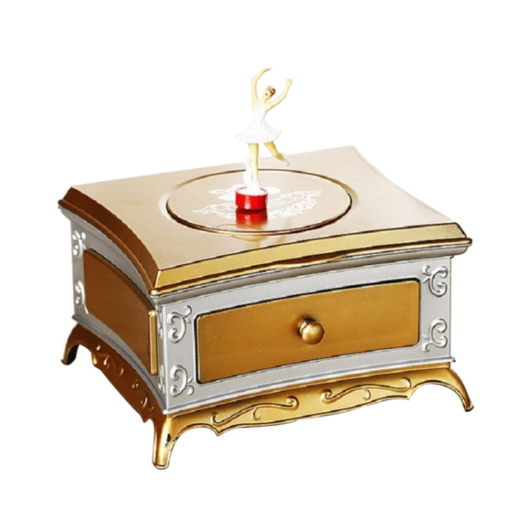 Toletta classica con carillon girevole e cassetto a specchio