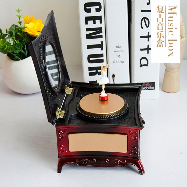 Toletta classica con carillon girevole e cassetto a specchio