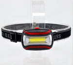 Torcia frontale portatile Mini COB LED 3W 3 modalità
